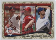 2014 Topps League Leaders Camo 74/99 Adam Wainwright Jordan Zimmermann #294 1kh7