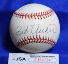 Bob Uecker JSA Coa Autograph Official American League OAL Signed Baseball