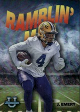 2022 Bowman University Chrome John Emery #RM-7 Ramblin' Man LSU Tigers 17G