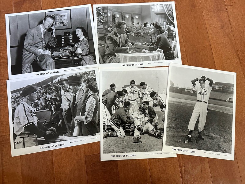The Pride of St. Louis - Movie Press Kit Photos - Dizzy Dean 1952. Dan Dailey