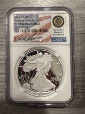 2023S- American Silver Eagle- NGC- PF70UC- Advanced Release- Miles Standish