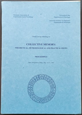 Small-group meeting on Collective memory: theoretical, methodological and pract