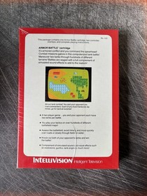 1979 Intellivision ARMOR BATTLE early FCTVVO version New Sealed in box FREE SHIP