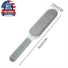 Double-Sided Pet Hair Remover, Manual Electrostatic Sticky Lint Brush, for Cat,