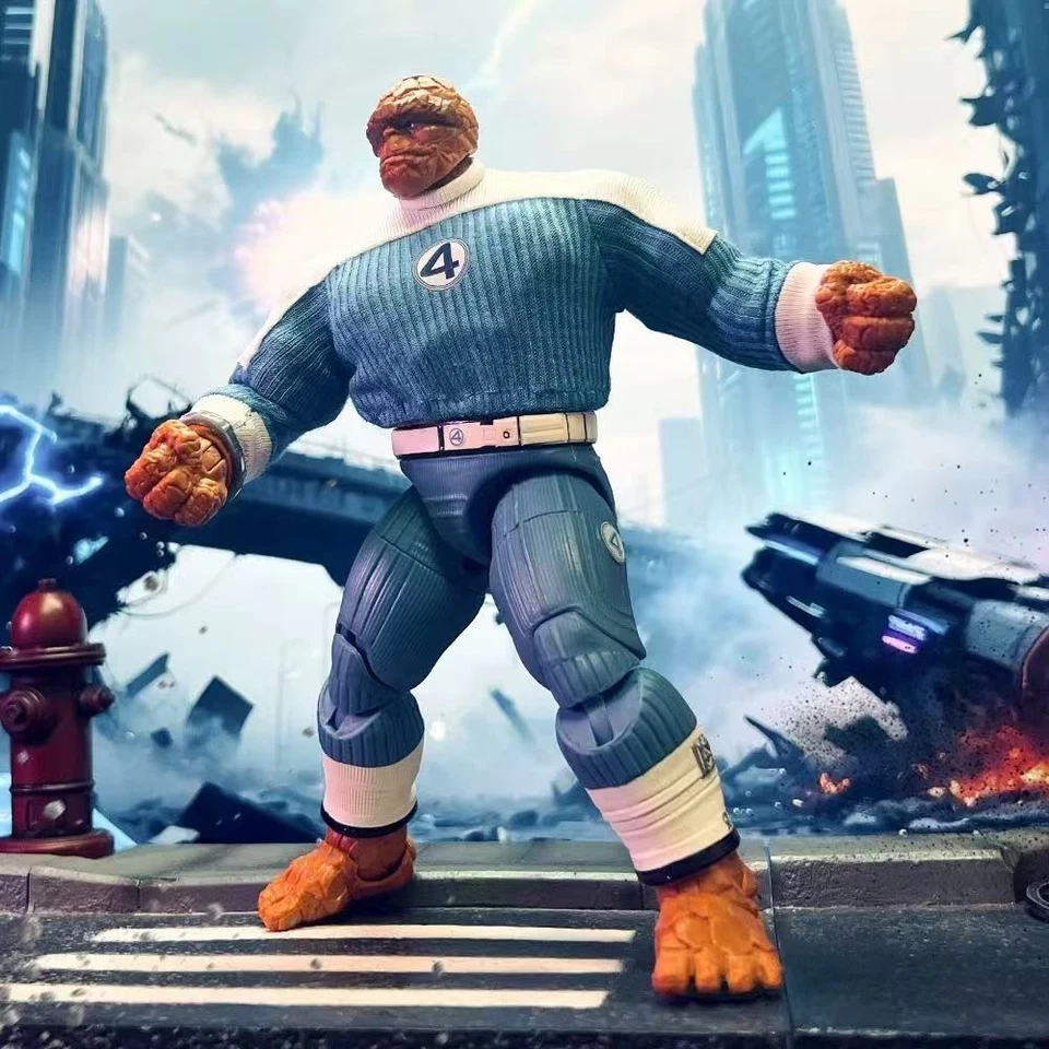 Sudadera Personalizada Para ML Toys Fantastic Four Thing Ben Grimm Figura (Sin Figura) Foto 3 de 4