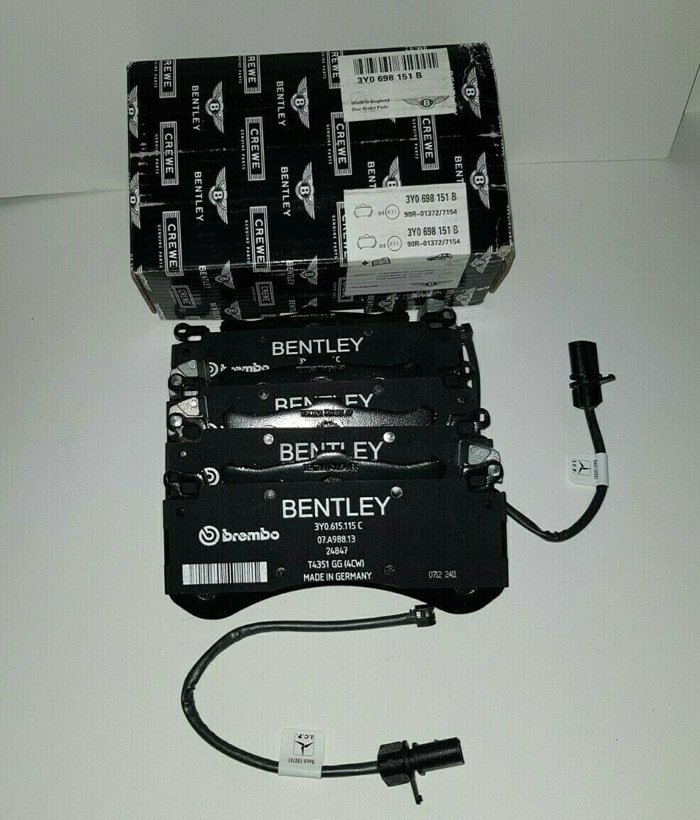 🚚Bentley Mulsanne Front Brake Pads & Sensors - Genuine