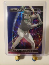 2021 Panini Chronicles Dylan Carlson Rookie Card Blue Velocity Titan #5