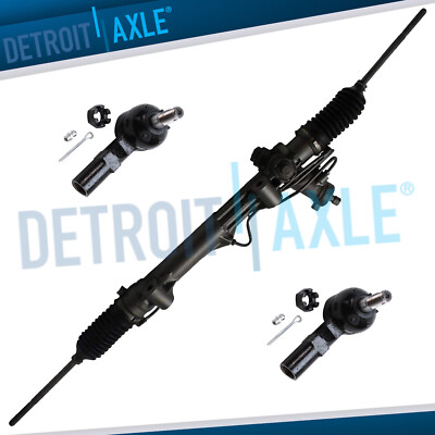 3pc Power Steering Rack and Pinion Tie Rods for Toyota Camry Avalon Lexus ES300