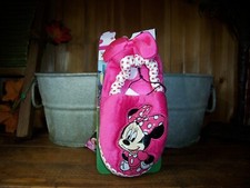 DISNEY GIRLS TODDLER MINNIE MOUSE HOUSE SLIPPERS SHOES SZIE 11-12 PINK SOFT NEW
