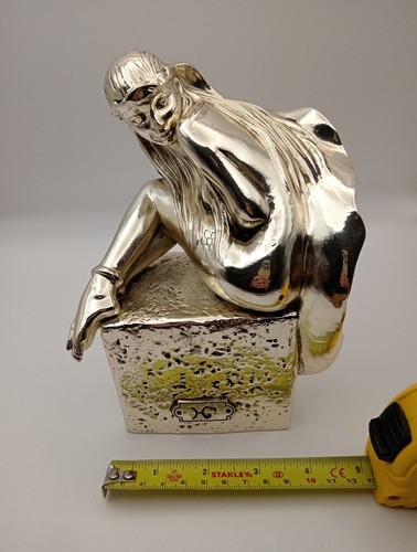 Exquisite Figurine Tek Art 925 Silver PT Figurerine Beautiful Lady Statue VGC - Picture 9 of 10