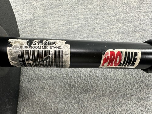 PROLINE MS112BK - Desk Boom Mic Microphone STAND, Radio, Podcast, Audio - Picture 12 of 13