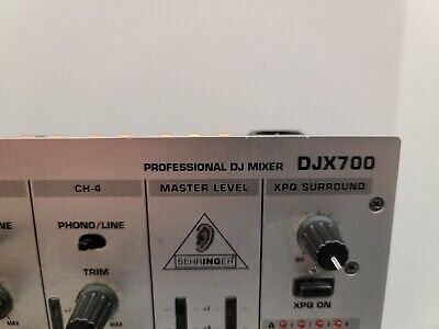 DJX700 Behringer Professional 5 Channel DJ Mixer Silver for DJX700 Behringer Professional 5 Channel DJ Mixer Silver for