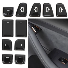 Car Window Lift Switch Stickers Armrest Button Stickers for Tesla Modle Y 3