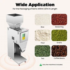 10-1000g Automatic Powder Filling Machine Particle Package Weighing Filler 110v