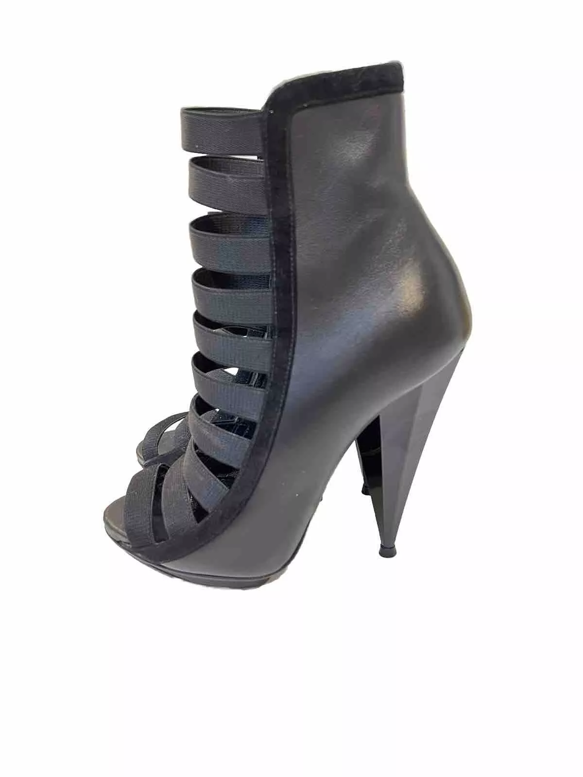 Bottines hautes à bretelles élastiques GUCCI Olimpia pointure 36,5