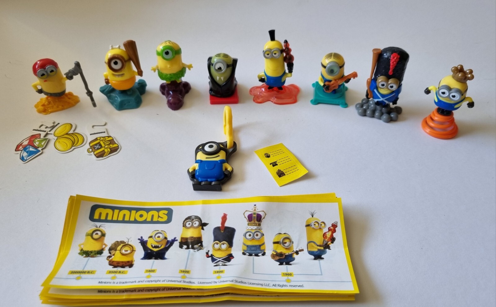 Kinder Surprise Despicable Me:  Minion Movie Toys Set - Complete 