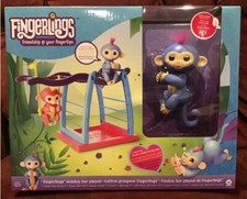 Fingerlings Monkey Bar Playset with 1 Exclusive Fingerling Baby Monkey Liv