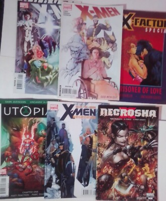 X-Men ONE -SHOTS X 6 (Annual/Utopia/ Etc ) Marvel Comics