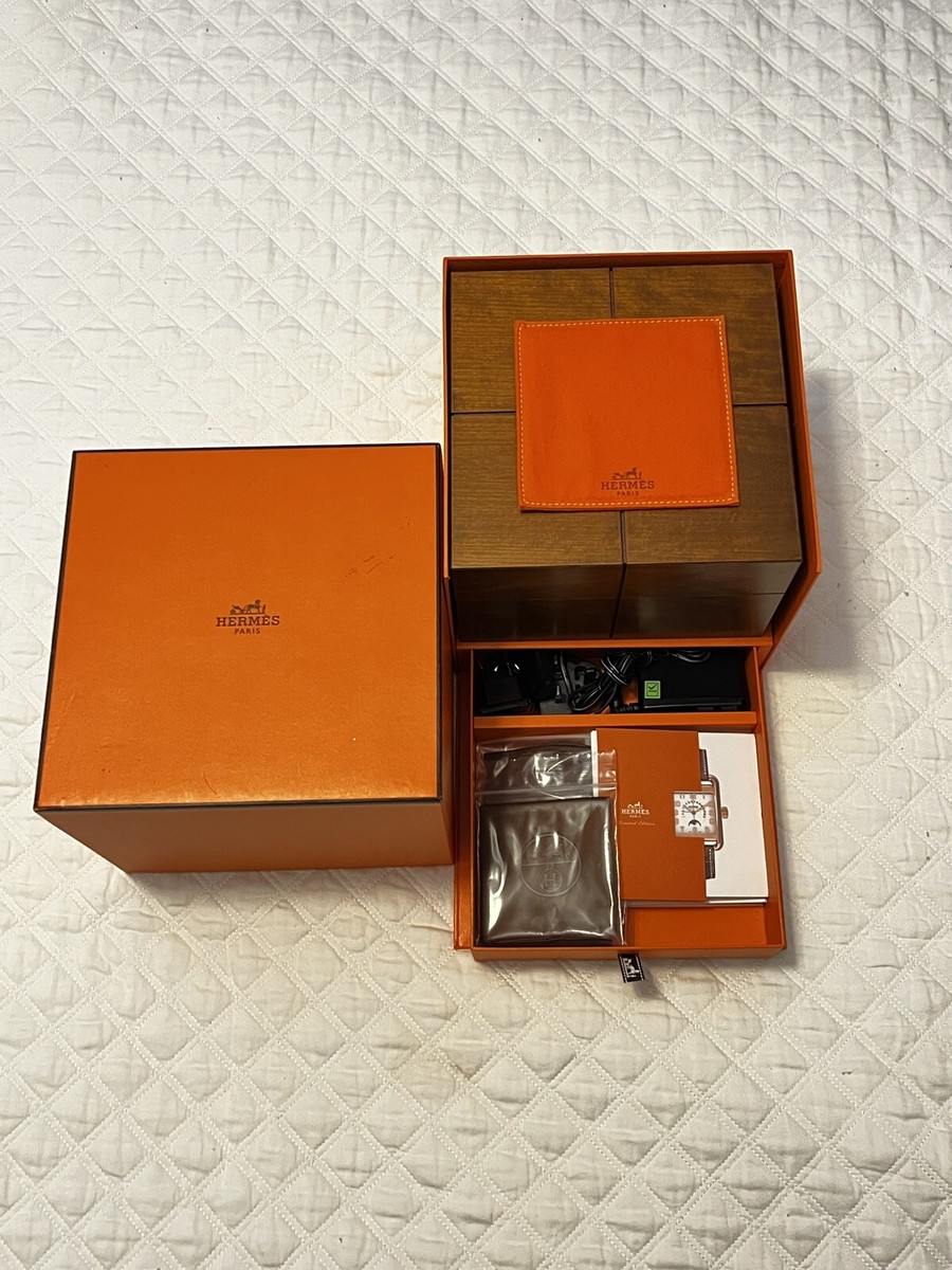 HERMES　Watch用化粧箱 Facettes H Ruban watch box | Hermès Mainland China