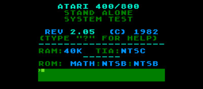 Atari 400 800 SALT Diagnostics Orange cart TE15644 Ver 2.05 Cartridge Diags