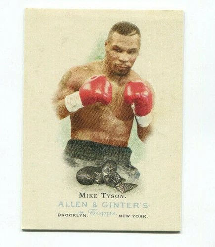 2006 Mike Tyson Allen & Ginter's Boxing SP Card #301