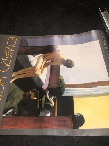 Edward Hopper Big Poster Madrid Exposition 1989 Fundation Juan March Rare VG+ - Picture 7 of 8