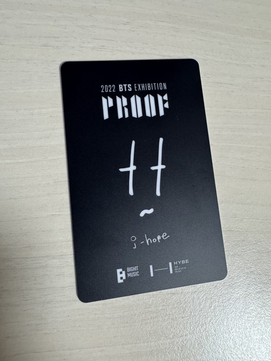 BTS Official HYBE INSIGHT EXHIBITION PROOF Seoul Trading card J