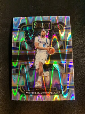 2023-24 Select Olivier-Maxence Prosper RC Tectonic Silver Prizm Mavericks