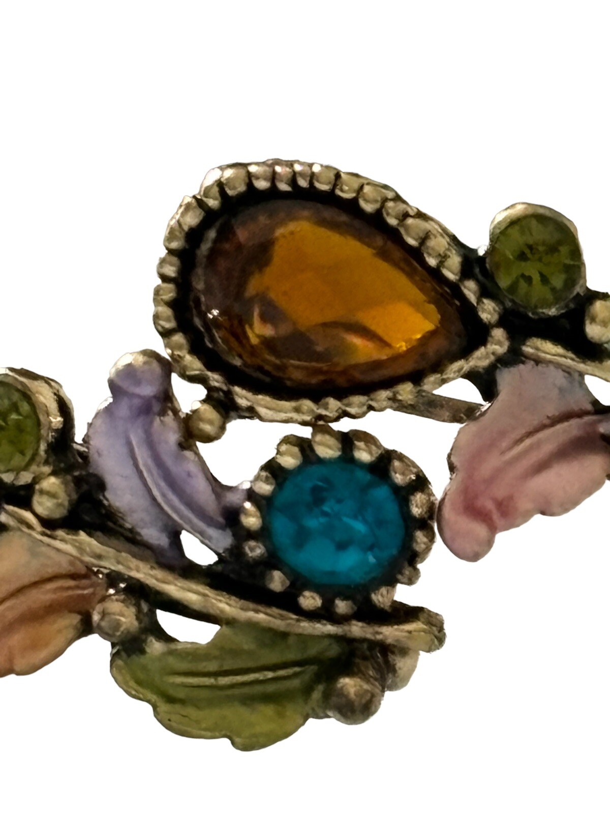 Multicolored Crystal Rhinestone Adjustable Vine  … - image 4