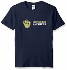Two Feet Ahead NCAA Pittsburgh Panthers Children Unisex Short Sleeve Tshirt,M...