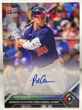 Pete Alonso 2023 Topps Now Platinum SS World Baseball Classic WBC Autograph Auto