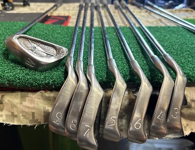 Ping Green Dot ISI Irons 3-4-5-6-7-8-9-PW   Steel Shafts - Numbers Matching