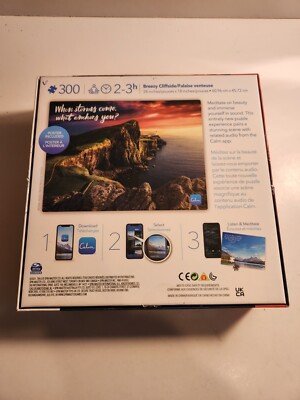 Calm Mindful 300 Piece Jigsaw Puzzles Lot Breezy Cliffside | eBay
