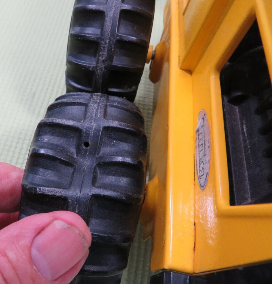 Tonka Road Grader Metal Yellow Construction Toy Vehicle 16180 Needs Blade - Image 4 of 4