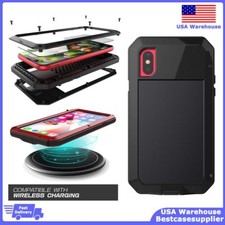 For iPhone 14 12 13 Pro Max 7 8 360 Full Body Shockproof Tempered Glass Case