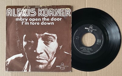 Alexis Korner Mary open the door FRENCH 7'' mit PS BYG Records (1968) Blues sehr guter Zustand/EX