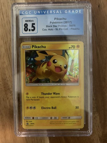 Pikachu graded CGC 8.5 for sale on eBay