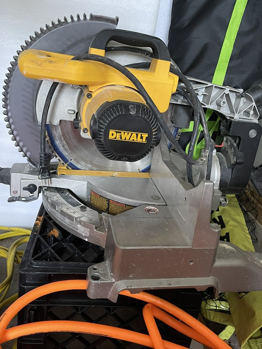 Dewalt-DW715 12-in Single-Bevel Compound Miter Saw 689737657109| eBay