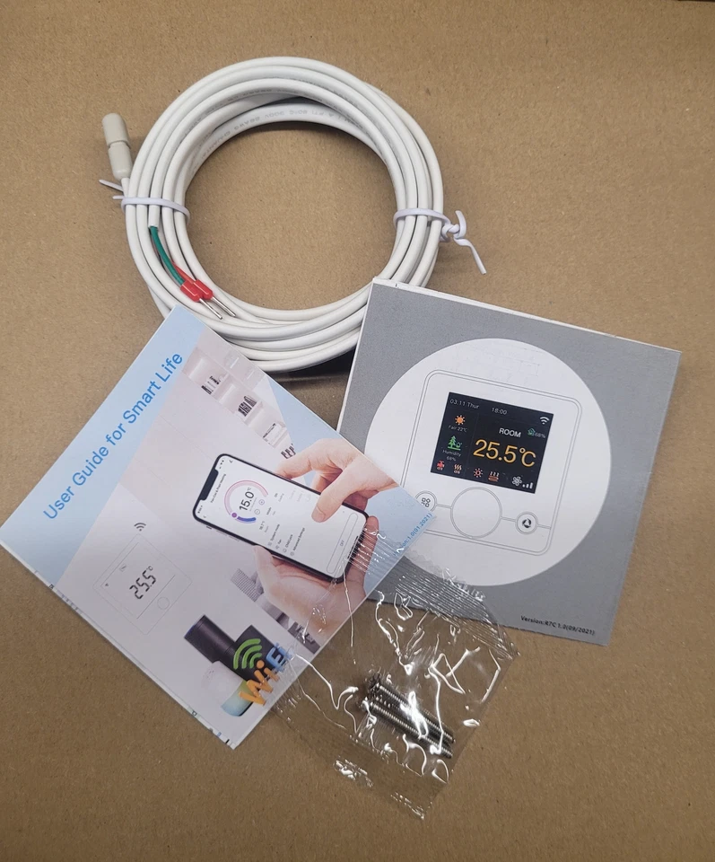 TUYA WiFi Thermostat Fußbodenheizung interner Sensor Bodenfühler Zeitschaltung - Bild 3 von 4