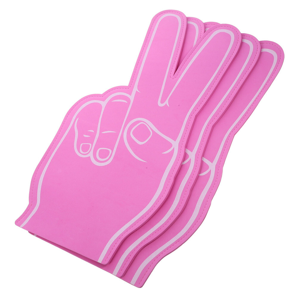 3 Pcs Foam Finger Number 1 Hand Cheerleading Party Supply Foams Sports