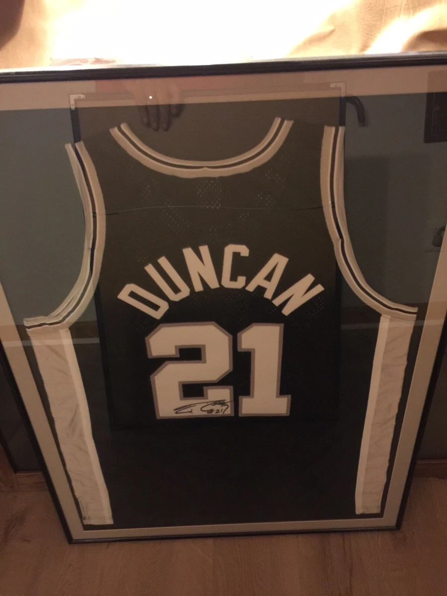 Tim Duncan Signed Autographed San Antonio Spurs Jersey Custom