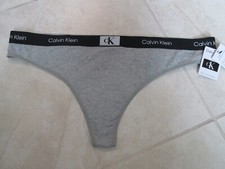 NEW Calvin Klein 1996 Modern Thong Underwear WOMEN'S Plus SZ 3X GREY 22.00