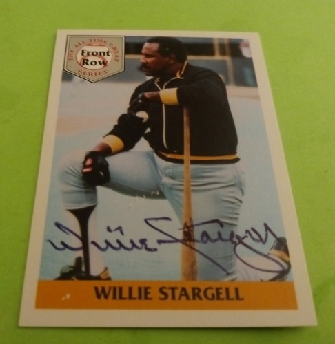 1992 Front Row All Time Great Autograph Willie Stargell AUTO Pittsburgh Pirates