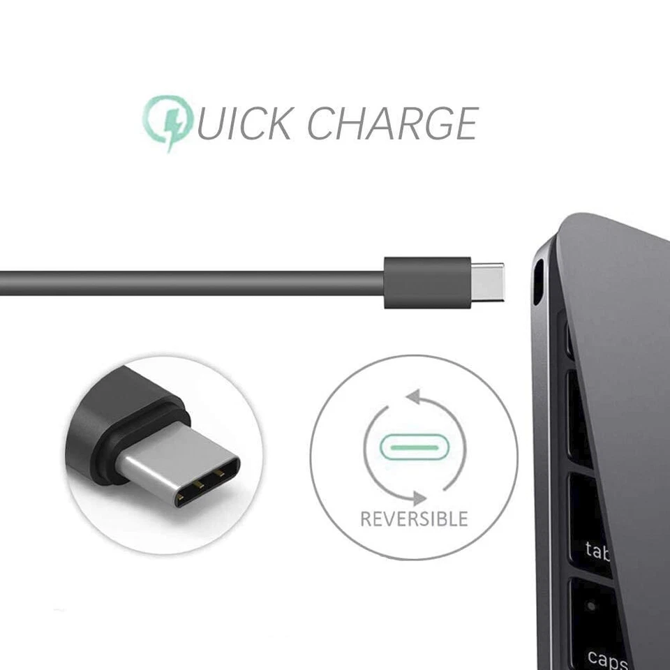 For Dell 65W USB-C LA65NM170 XPS 13 Type C Adapter Power Supply Laptop Charger  - Image 3 of 4