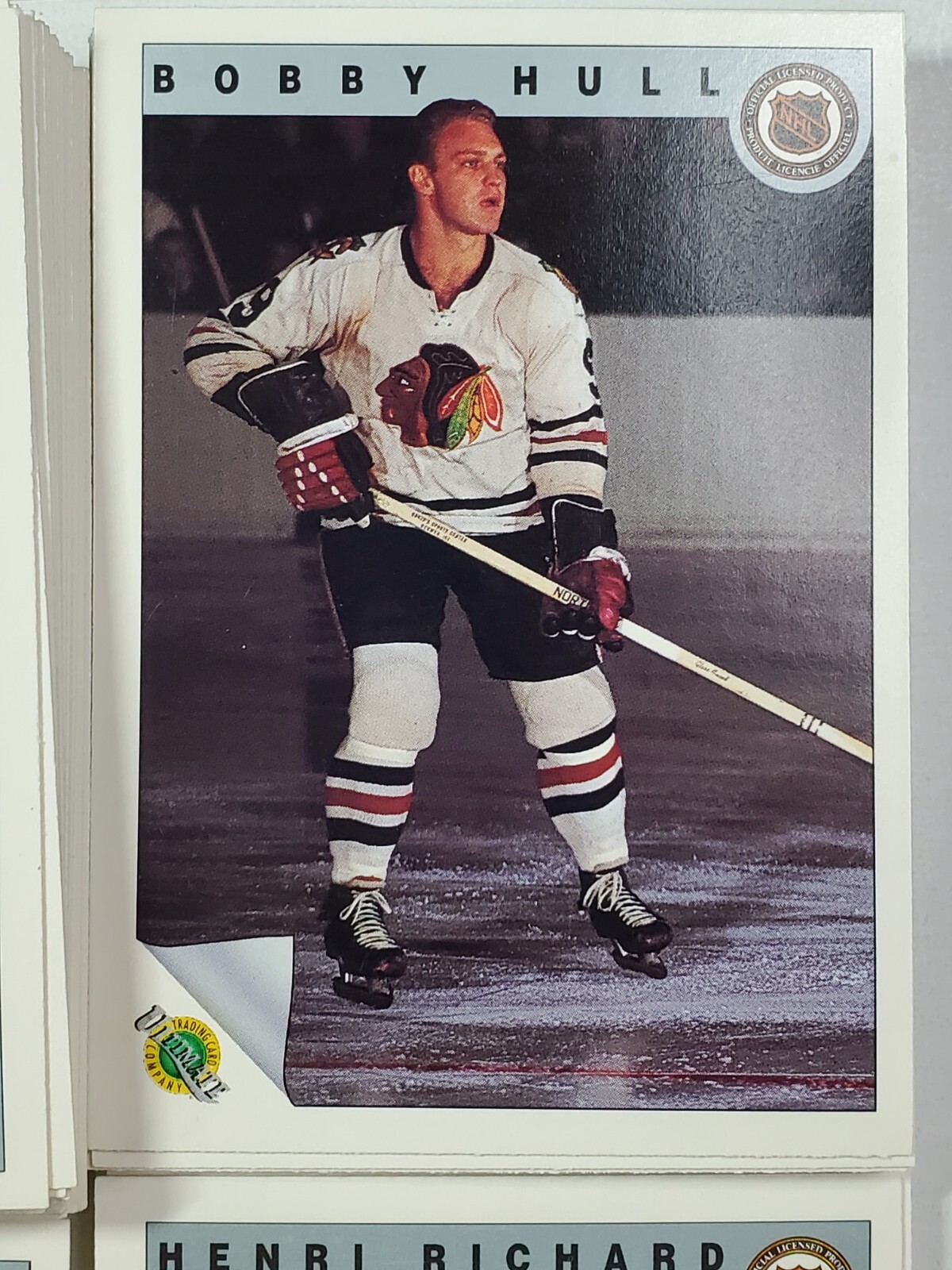 Original 6 NHL 75th Anniversary 100 Card Set Ultimate Trading Card Co