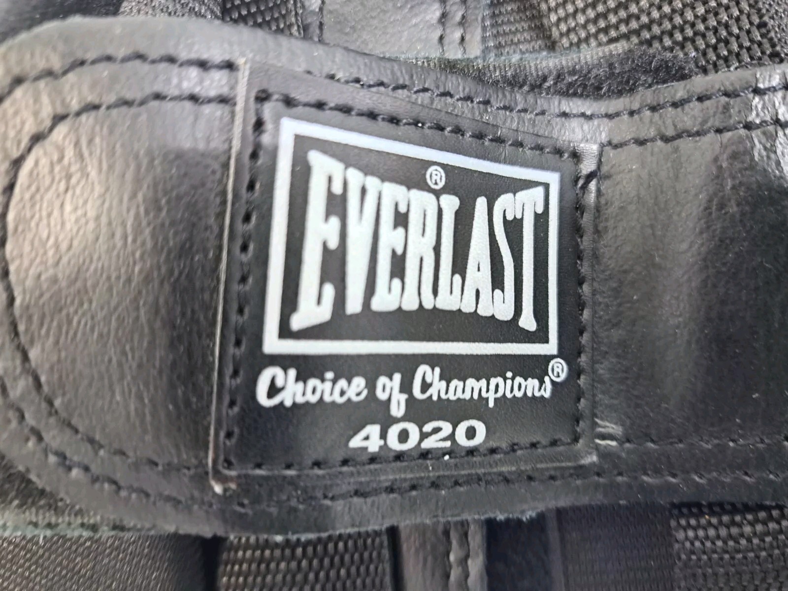 Everlast Mens Open Face Leather Boxing Headgear Black 4020 5150
