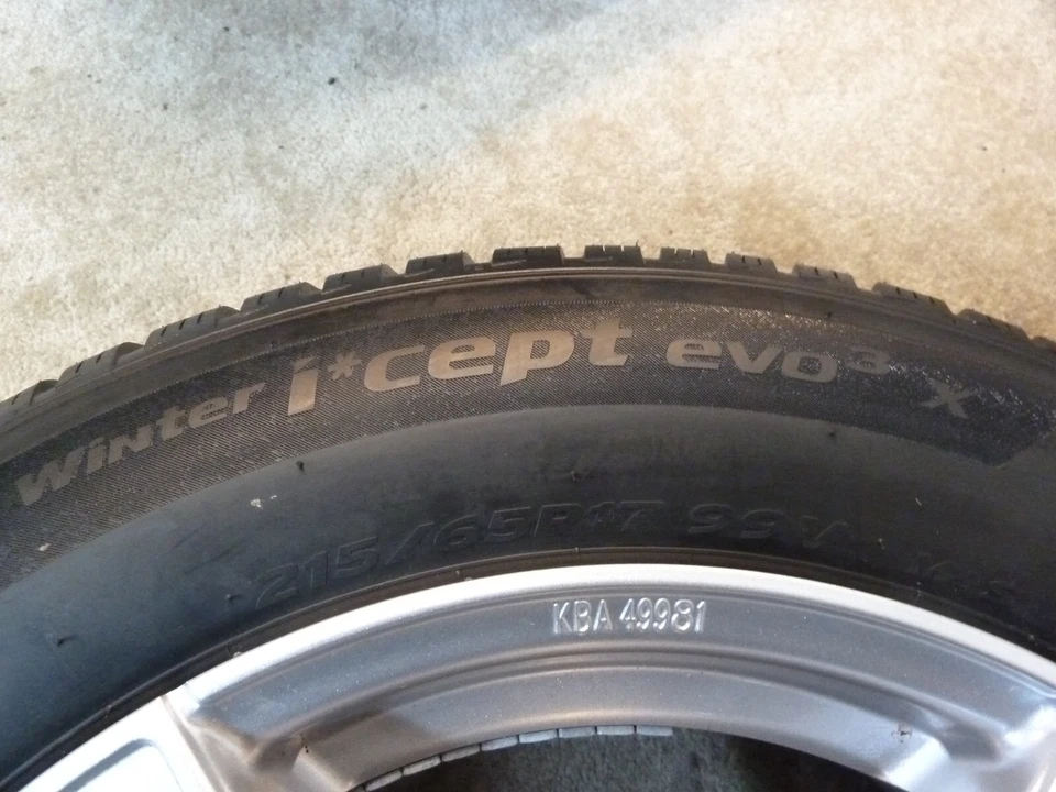 Neue VW Tiguan 2 Winterräder 215/65R17 Hankook RH Alufelgen 17" Np. 1.290,--EUR - Bild 4 von 4