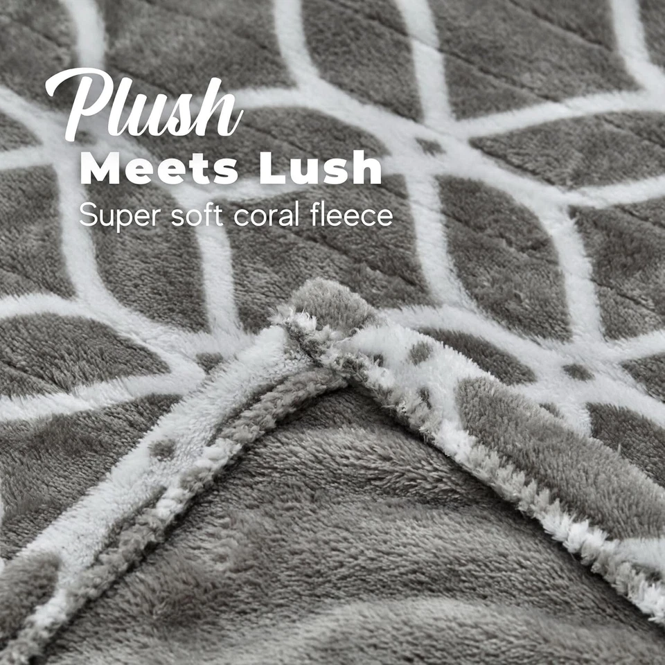 Manta térmica eléctrica Dreamaker One-Touch polar (50x60 pulgadas) gris Foto 3 de 4