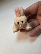 VNTG 1997 Mini Pound Puppy  s Bunny  Beige Brown 2.5   Plush Bunny Galoob
