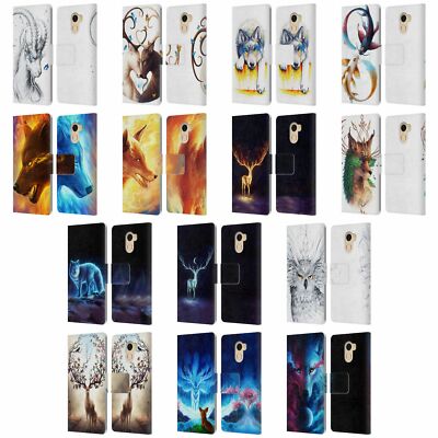 JONAS ''JOJOESART'' JÖDICKE WILDLIFE LEATHER BOOK CASE FOR WILEYFOX & ESSENTIAL